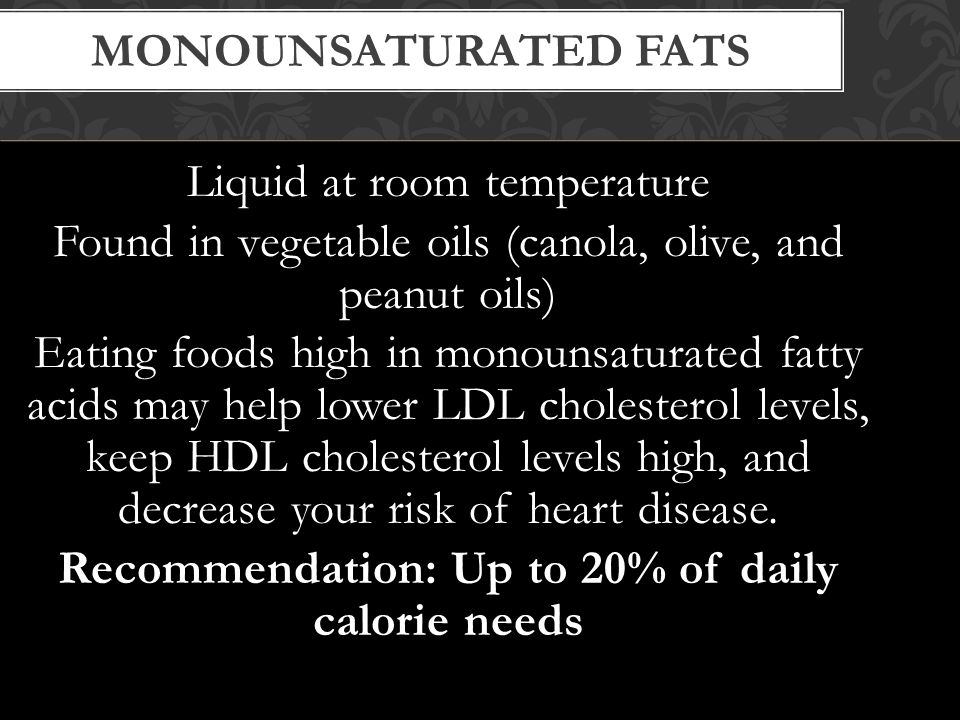 Fats Lipids Are A Class Of Nutrients Fats Are Solid At
