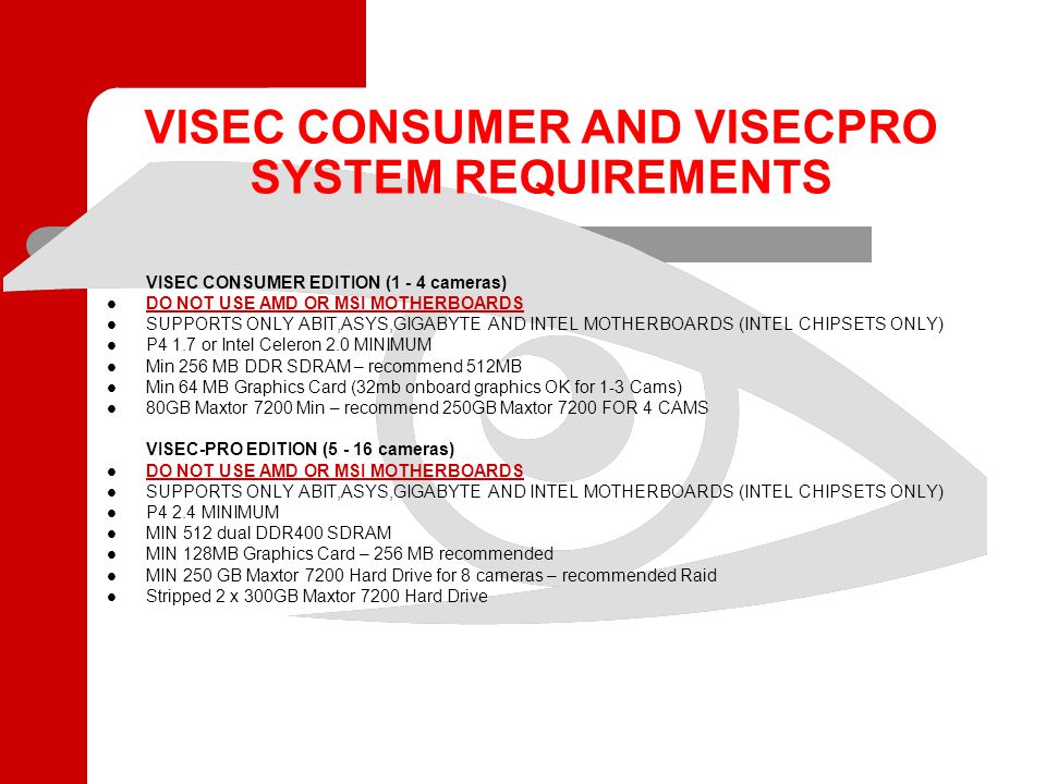 VISEC ® Surveillance systems See YOUR business grow. - ppt download