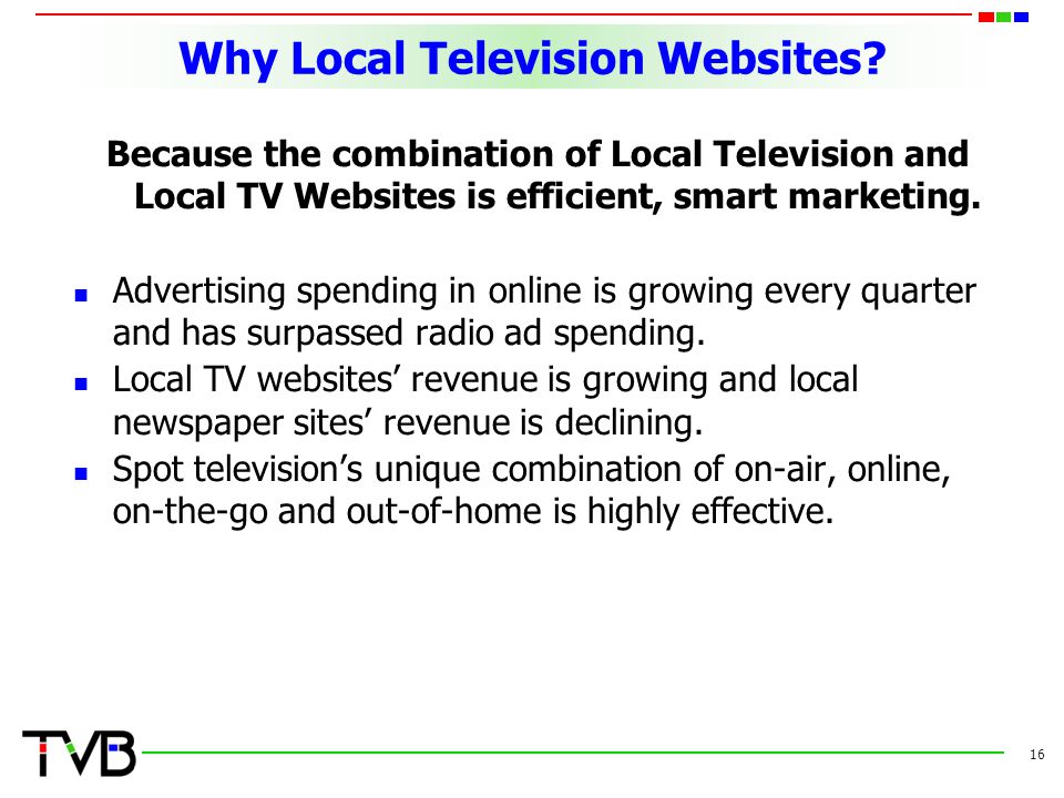 Why Local Television Websites.