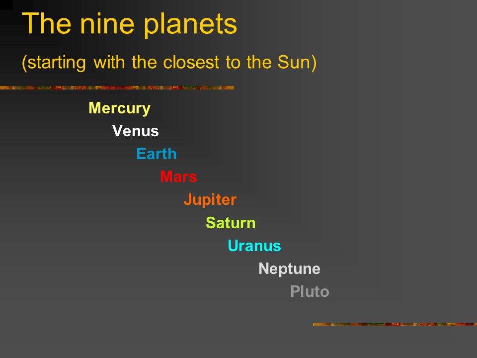 What is the solar system.
