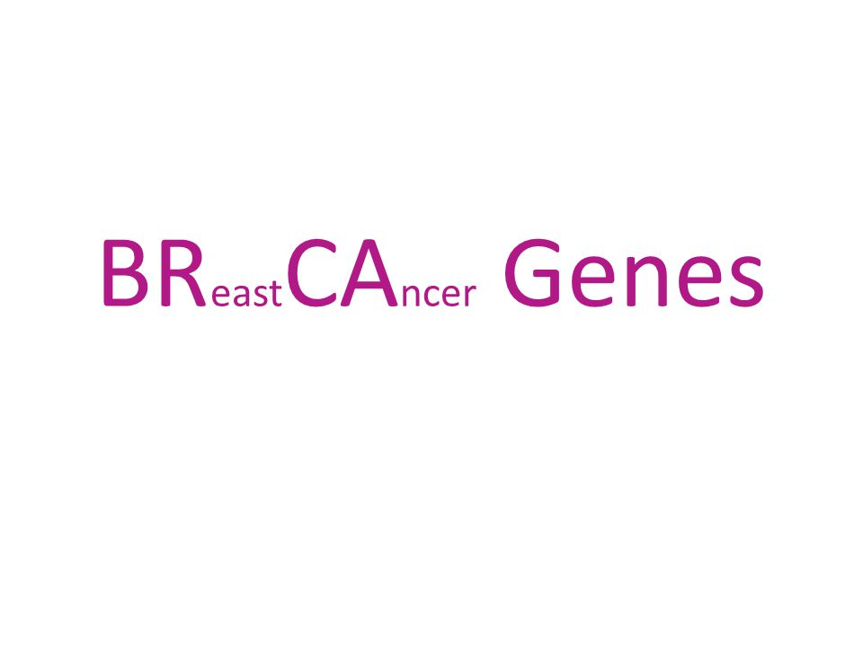 BR east CA ncer Genes