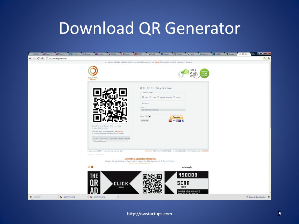 Download QR Generator 5 5http://nwstartups.com