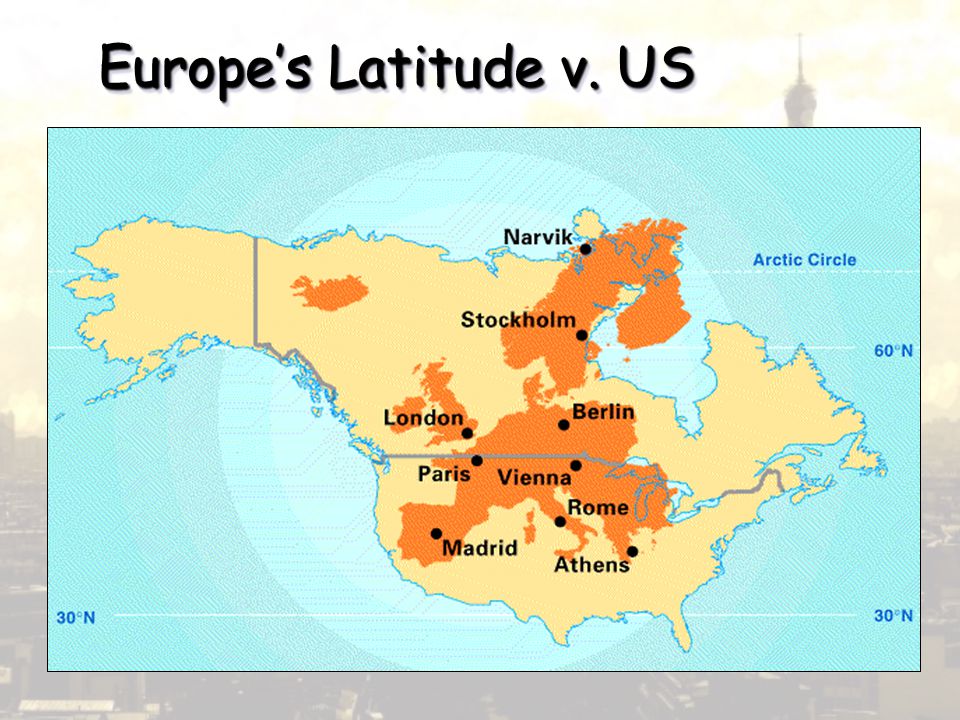 Europe’s Latitude v. US