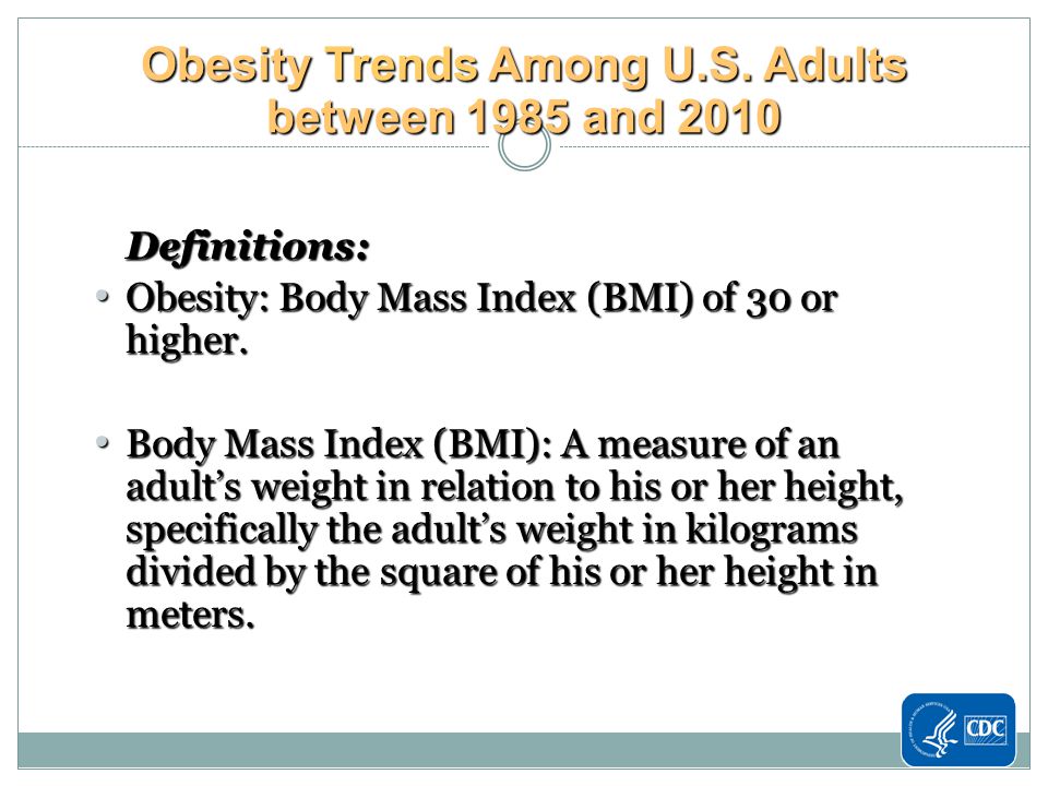 Obesity Problem Obesity Definition Bmi