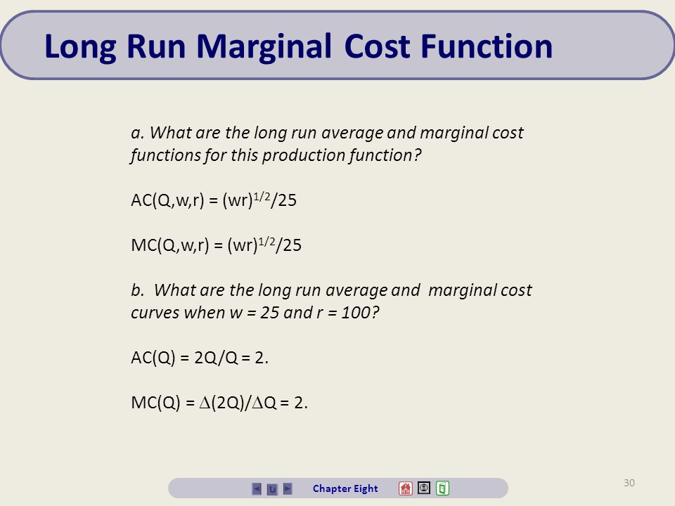 1 Costs Curves Chapter 8. 2 Chapter Eight Overview 1.Introduction 2.Long Run Cost Functions Shifts Long Run Average And Marginal Cost Functions Economies. - Ppt Download