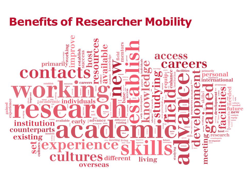 Benefits of Researcher Mobility