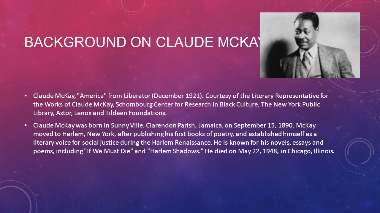 america by claude mckay theme