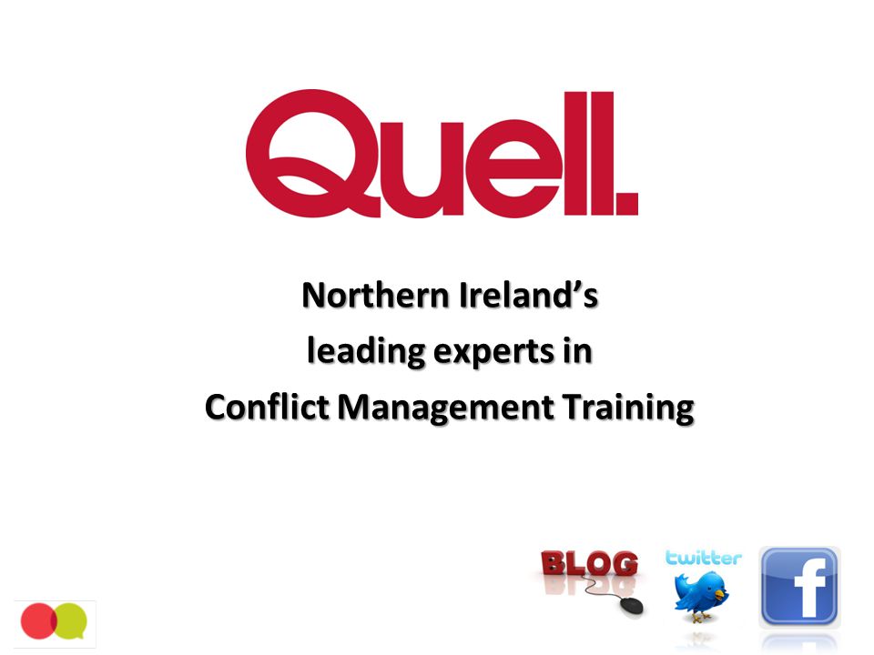 Northern Ireland’s leading experts in Conflict Management Training