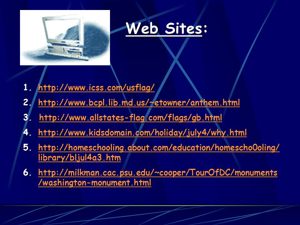 Web Sites: