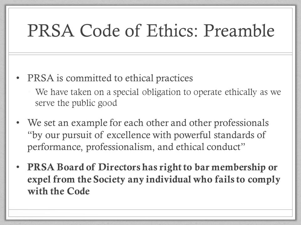 Adapted From Prssa And Prsa Some Of These Are Directly From Prsa Some Of These I Summed Up Ethics Ppt Download Adapted From Prssa And Prsa Some Of These Are Directly From Prsa Some Of These I Summed Up Ethics Ppt Download