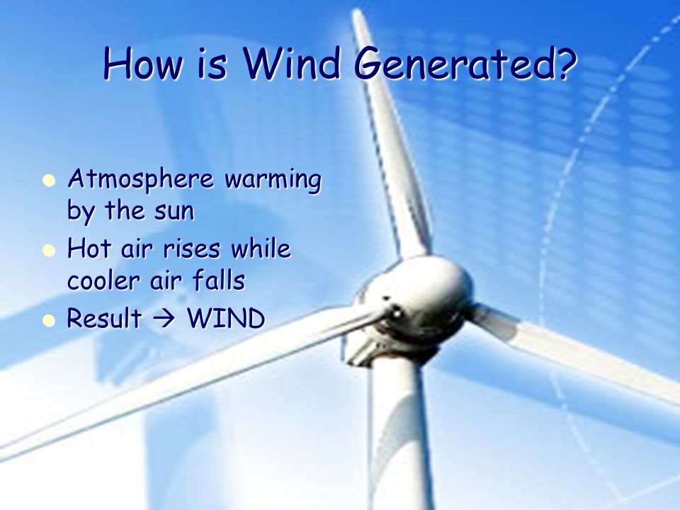 How is Wind Generated.