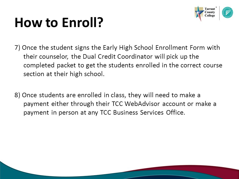 How to Enroll.