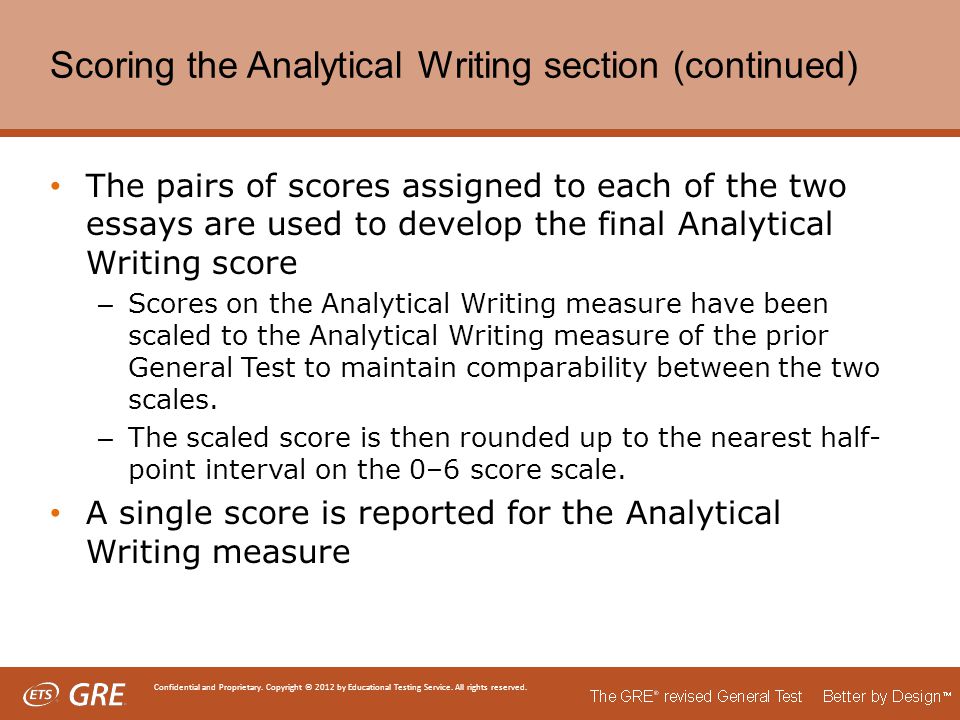 gre scoring chart gre argument essay pool answers