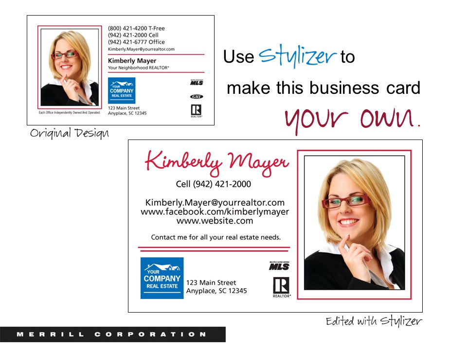 Use to. make this business card