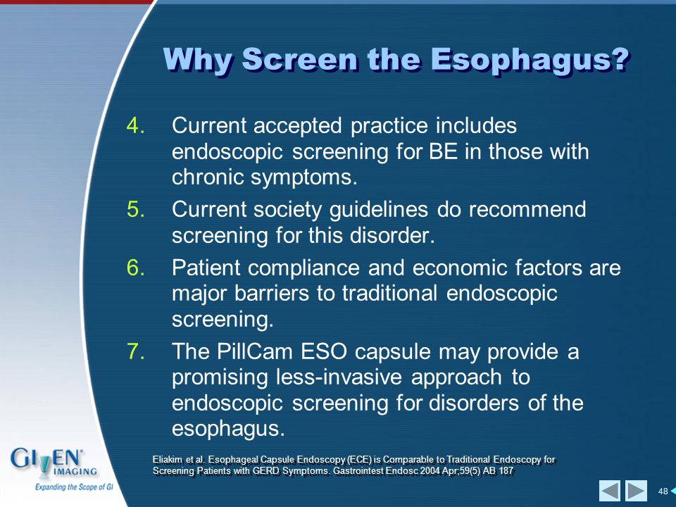 48 Why Screen the Esophagus.