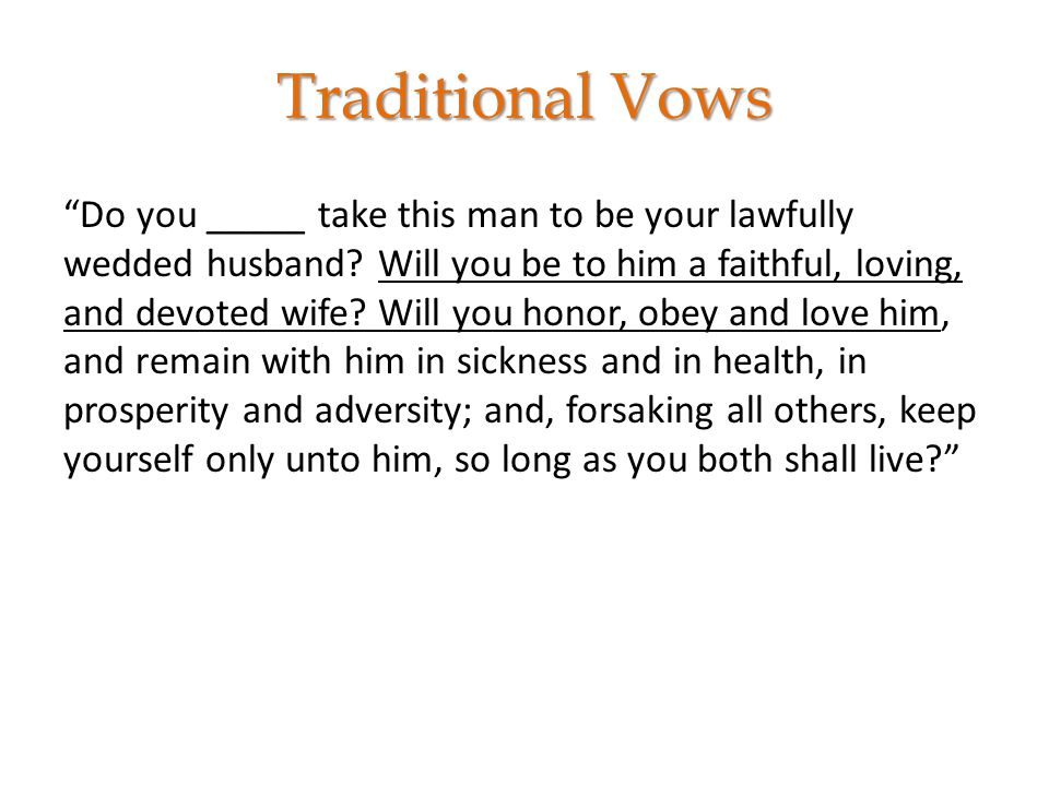 What Marriage Vows Say Why This Lesson To Remind Those Who Are Married Of Their Covenant To Teach Those Who Are Unmarried The Seriousness Of Marriage Ppt Download,Black And White Cats Names