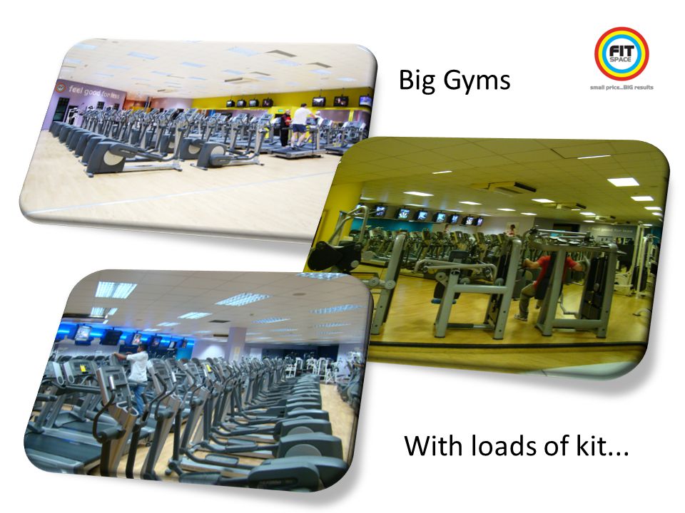 Big Gyms With loads of kit...