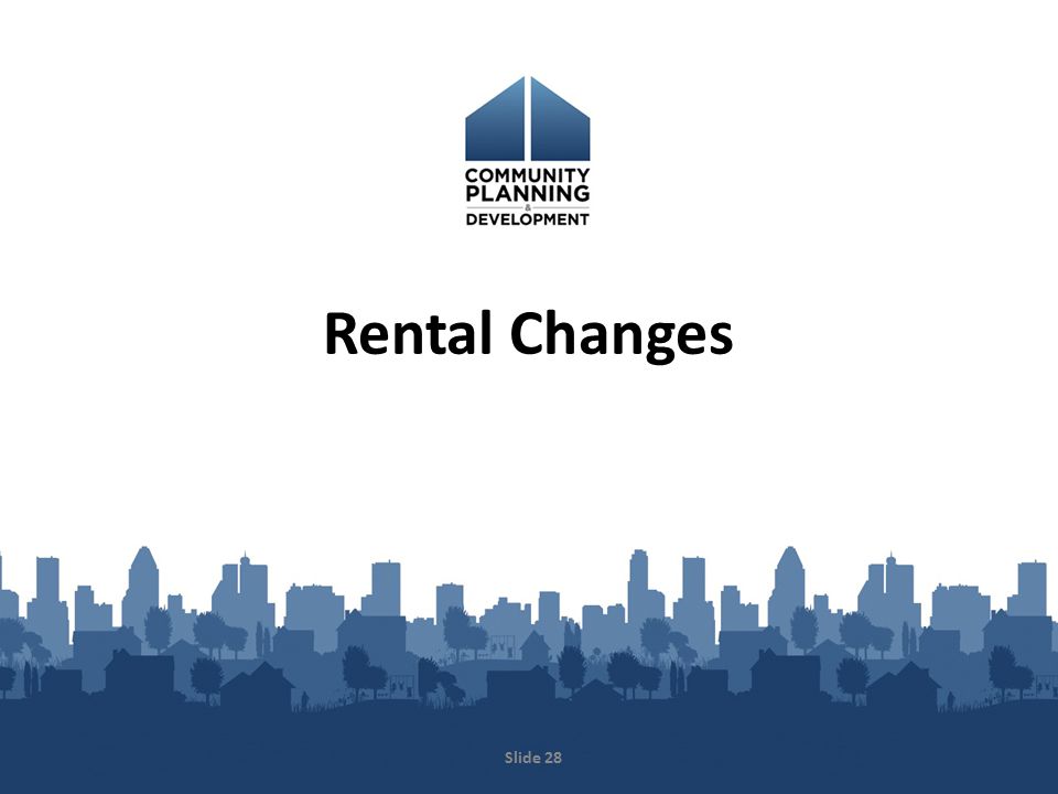 Rental Changes Slide 28