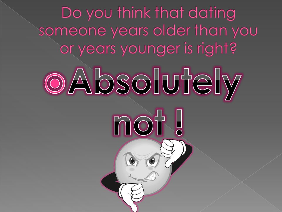 Dating a man 3 years younger