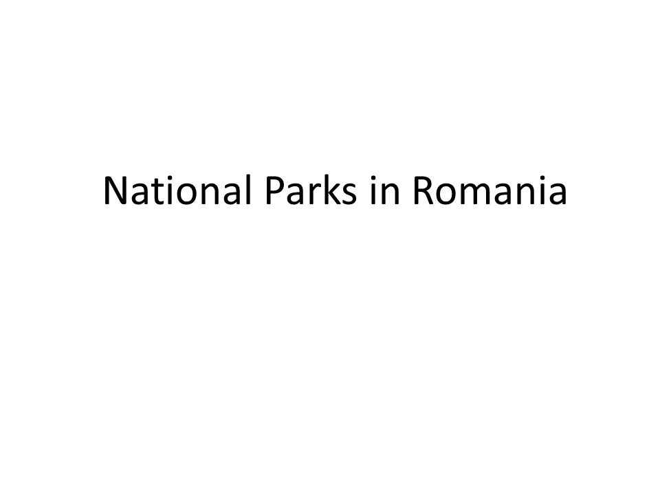 National Parks in Romania