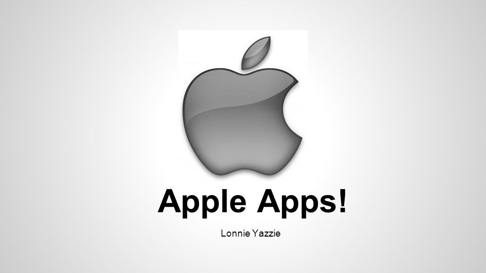 Apple Apps! Lonnie Yazzie