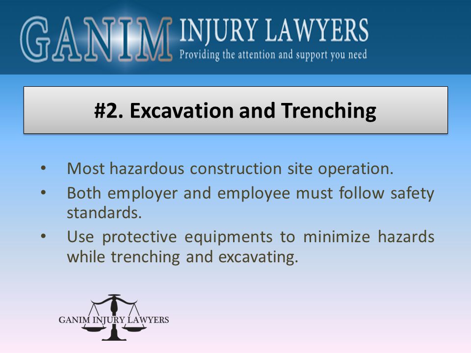 Most hazardous construction site operation.