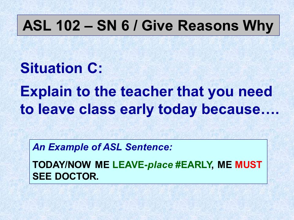 Can you leave class early? (professor explains) —