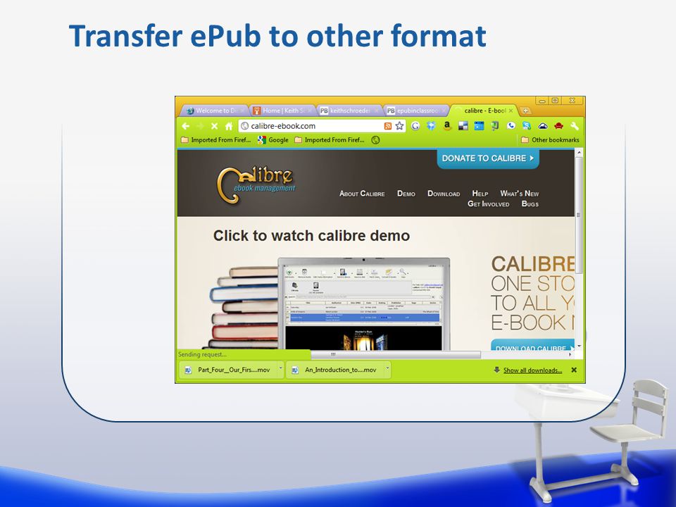 Transfer ePub to other format