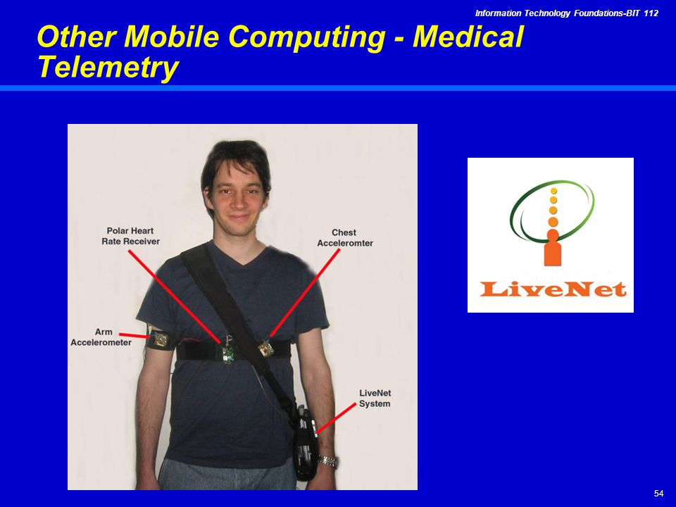 Information Technology Foundations-BIT Other Mobile Computing - Medical Telemetry