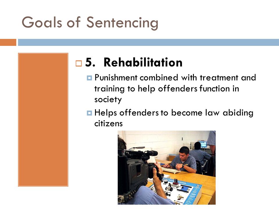 Goals of Sentencing  5.