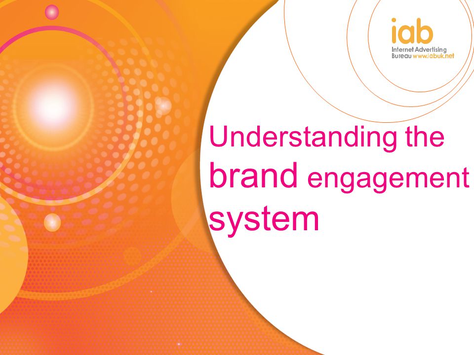 Understanding the brand engagement system