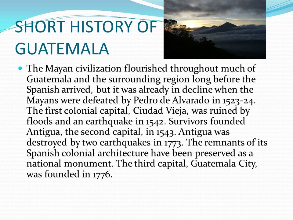 ISRAEL TANNER 6 th GRADE. FLAG, MAP, CAPITAL, AND POPULATION CAPITAL :  Guatemala City POPULATION: 15,065, ppt download