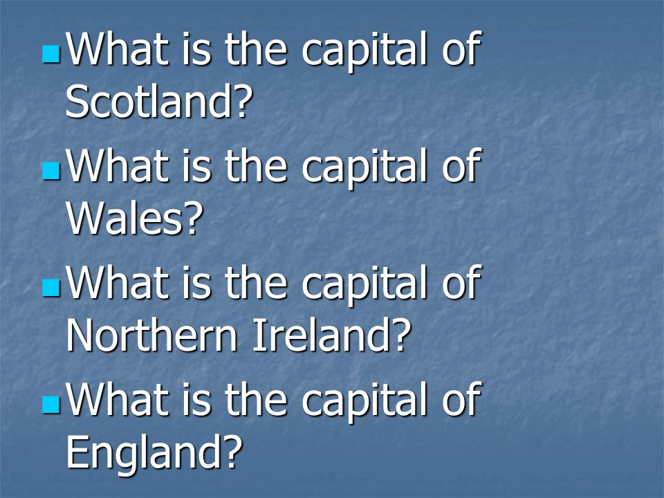 What is the capital of Scotland. What is the capital of Scotland.