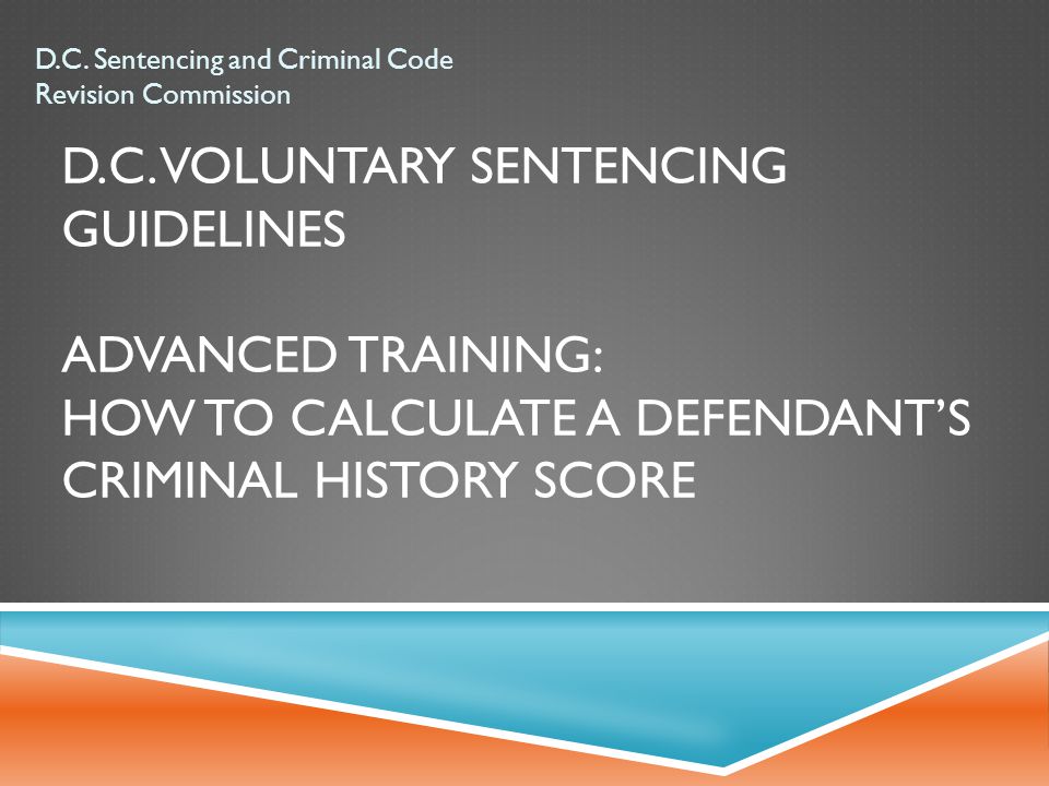 Criminal Code Sentencing Chart