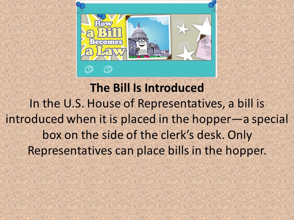 The Bill Is Introduced In the U.S.