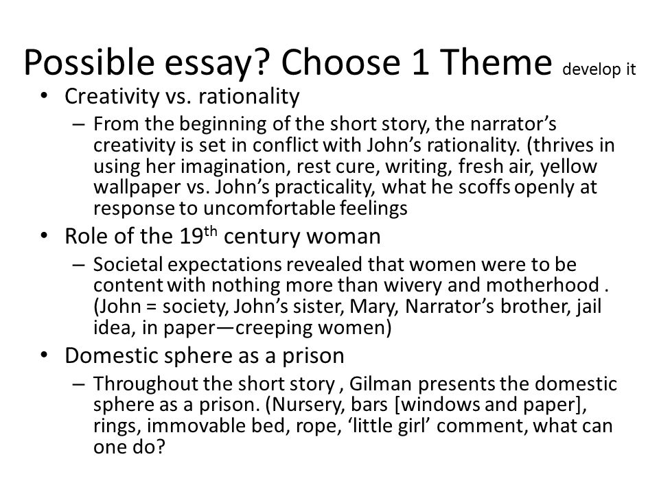 Charlotte Perkins Gilman Why I Wrote the Yellow Wallpaper  Tweetspeak  Poetry