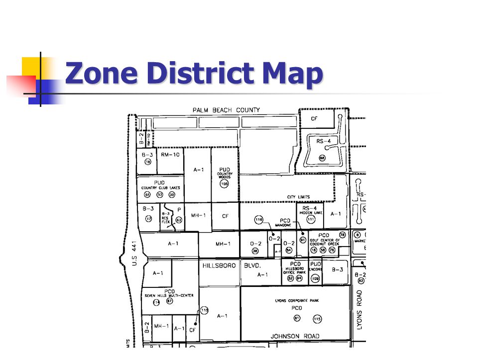 Zone District Map