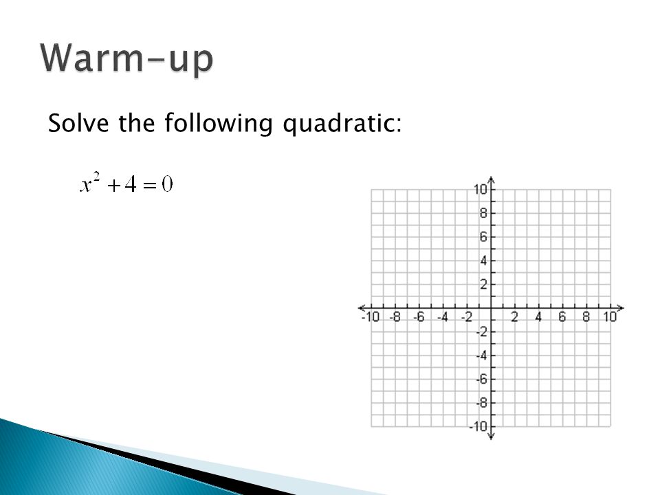 Solve the following quadratic: