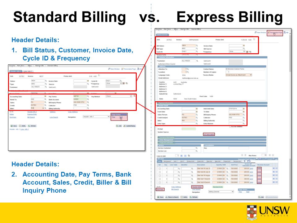 express billing finance business solutions agenda what is