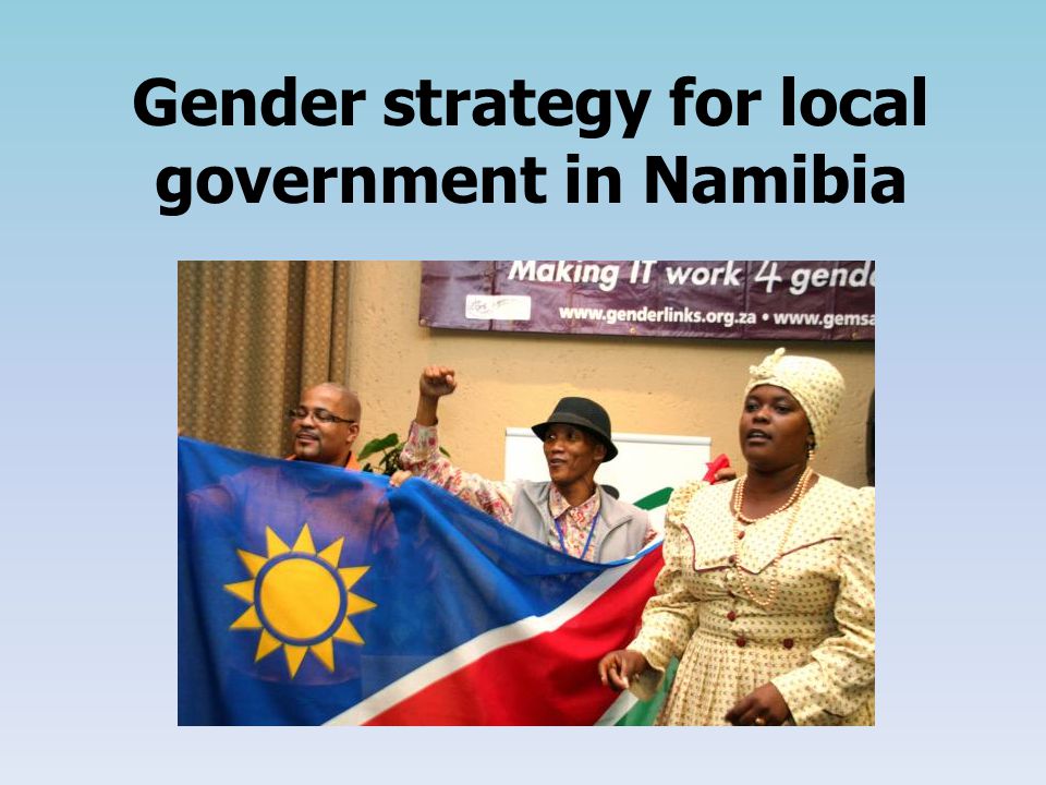 Gender strategy for local government in Namibia