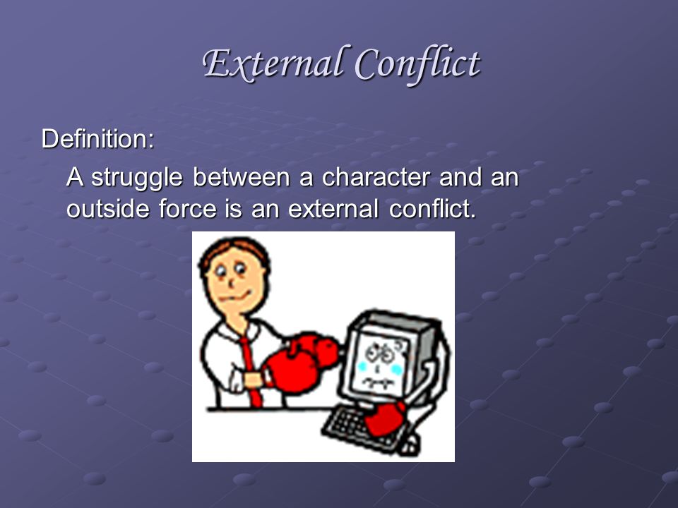 Internal Conflict Subcategory Man vs. himself Internal conflict is often referred to as man vs.