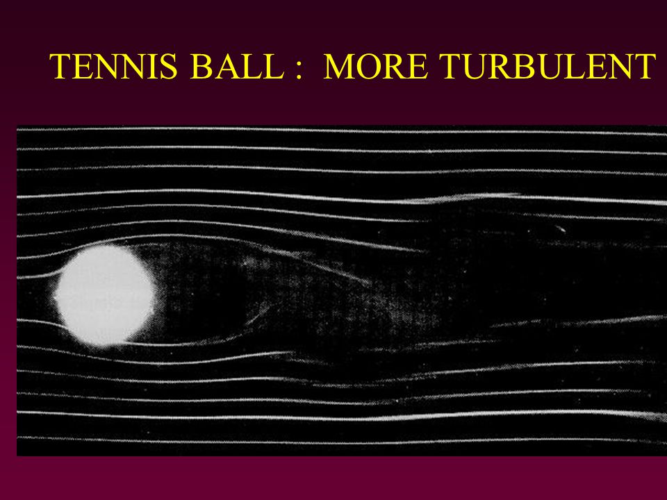 TENNIS BALL : MORE TURBULENT