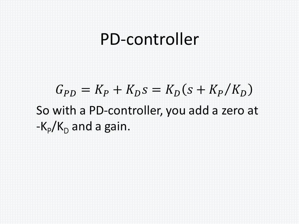 PD-controller
