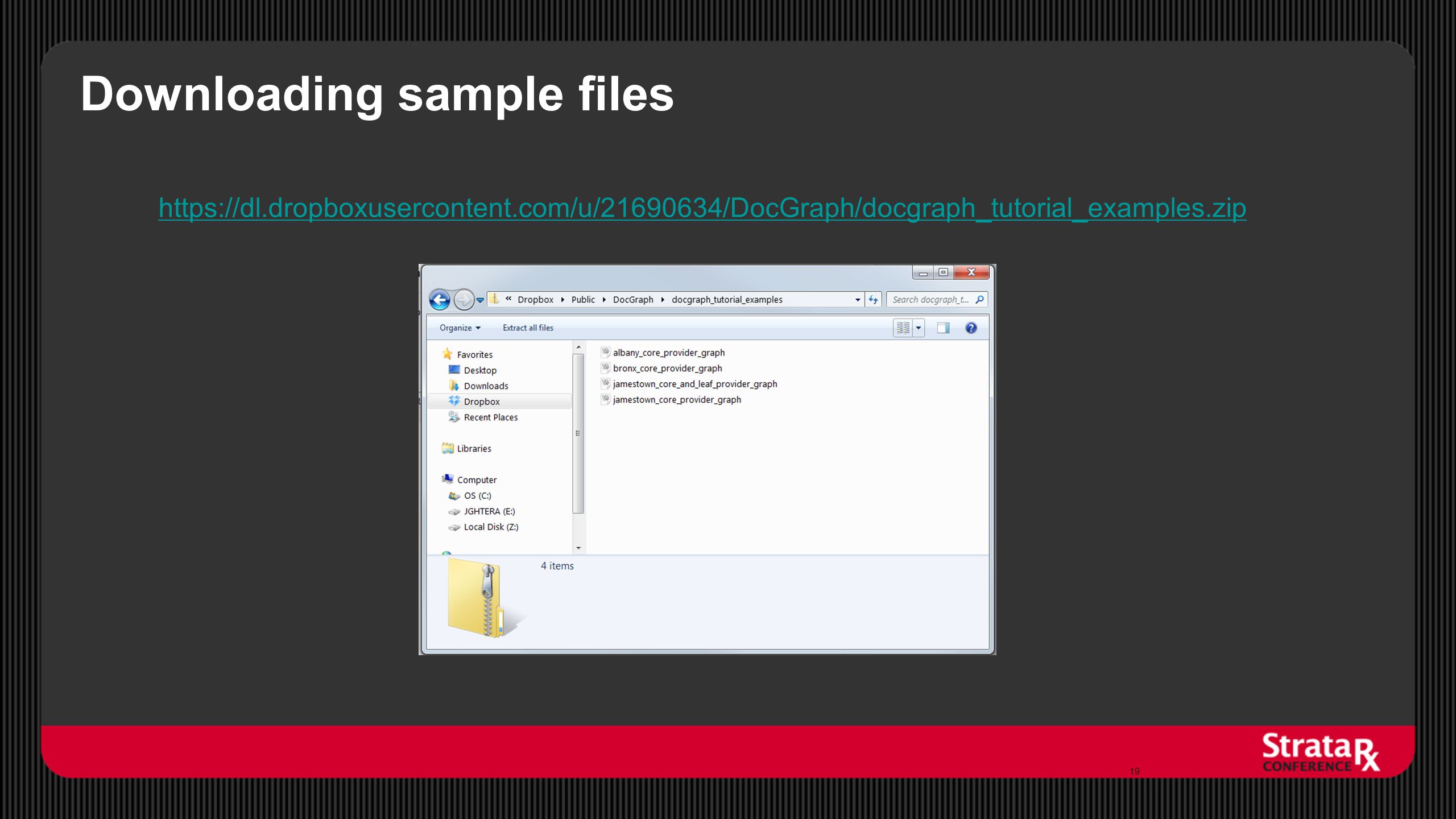 Downloading sample files   19
