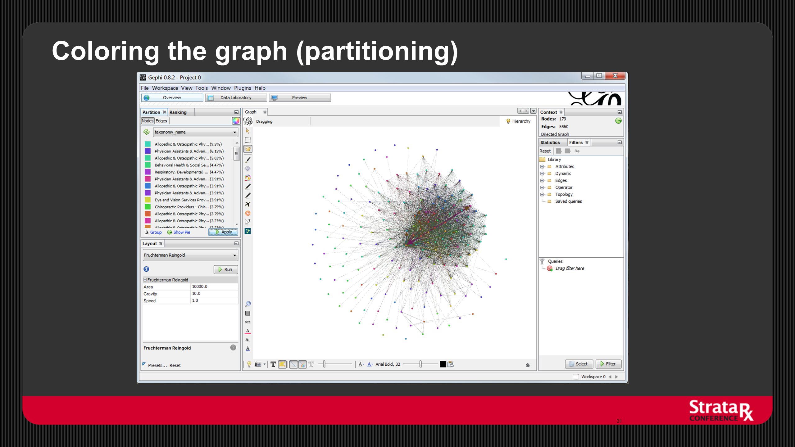 Coloring the graph (partitioning) 31