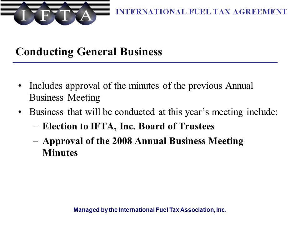 Managed by the International Fuel Tax Association, Inc.