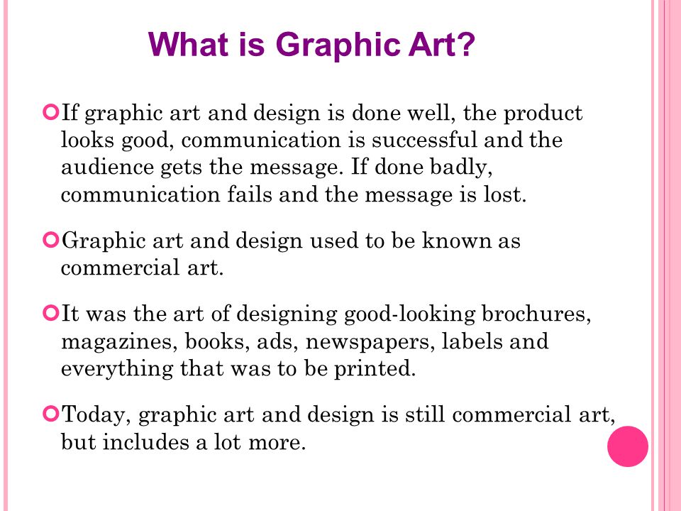 What is Graphic Art.