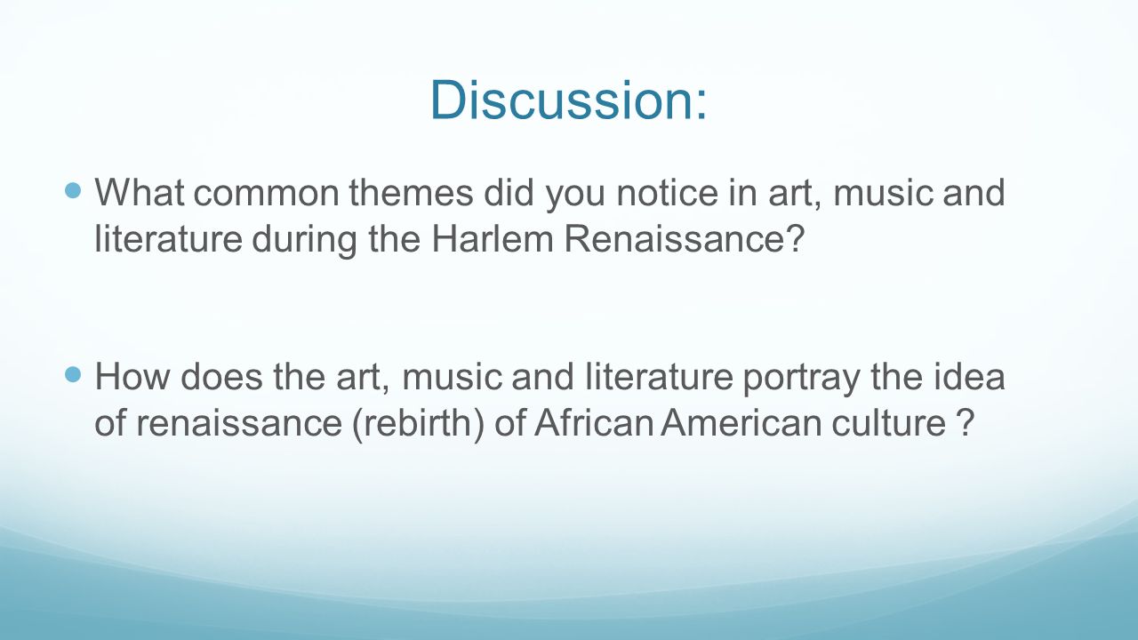 common themes in african american literature