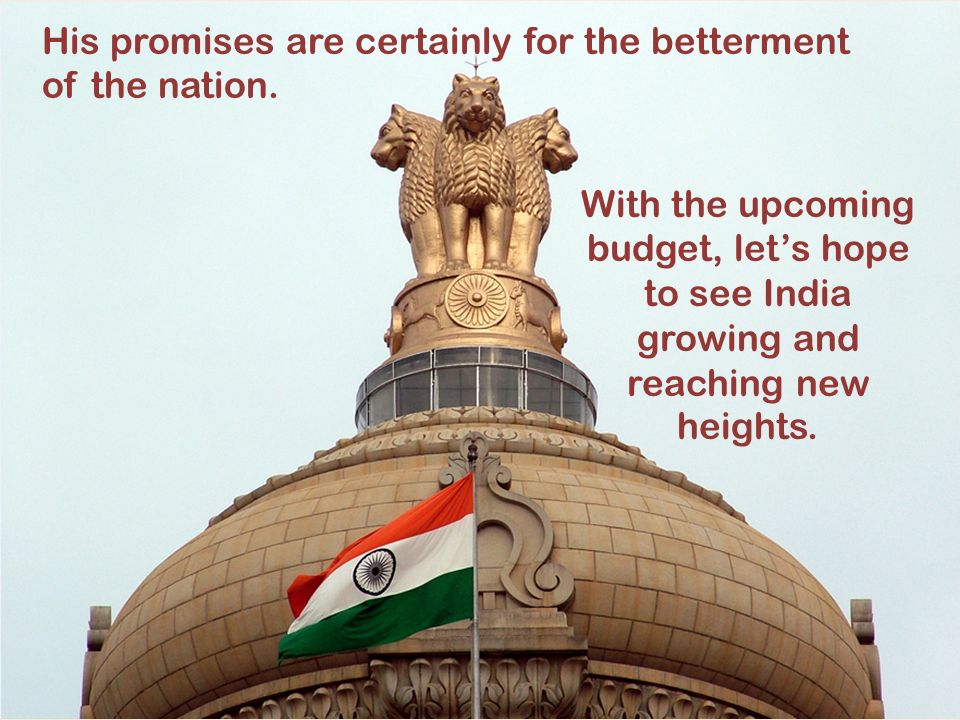 His promises are certainly for the betterment of the nation.