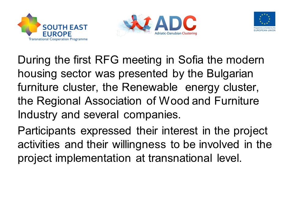SWG Modern Housing Presentation of region and cluster-activities PP4 –  Bulgaria Economic Forum Maribor, 26 October, ppt download